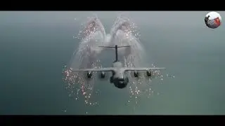 Невероятное зрелище! Отстрел тепловых ловушек / An incredible sight! Shooting of heat traps.