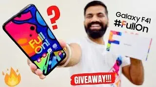 The Galaxy F41 Is Here - Samsung Galaxy F Series #FullOn | Price | Full Specifications |