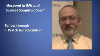 Contracting Tip - Respond to RFI and Sources Sought Notices