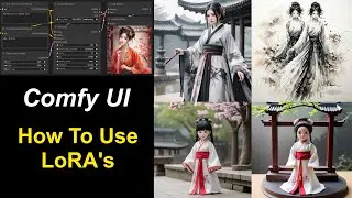ComfyUI 17 How To Use LoRA's (free download)