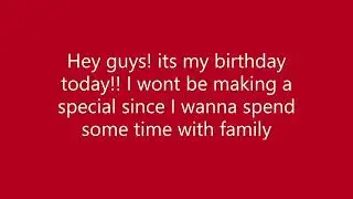 birthday :)