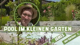 Poolvergnügen trotz wenig Platz I James der Gärtner