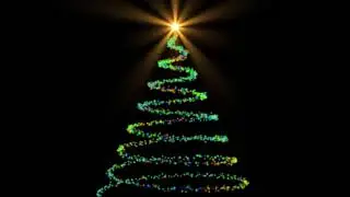 Merry Christmas - Christmas Tree Animation - Free HD Stock Footage (No Copyright)