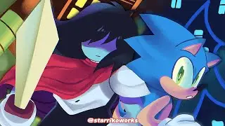 Chemical Plant of Hopes and Dreams ( Sonic x Deltarune mashup)