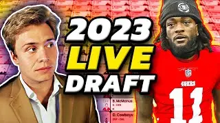 A Live 2023 Fantasy Football Draft !