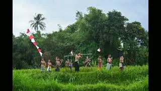 behind the scene konsep poto 17 agustusan di tengah sawah #behindthescenes #17agustus