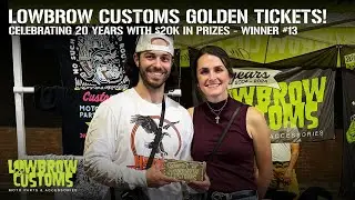 Winner #13 Lowbrow Golden Ticket Randomly Selected At Glory Daze Motorcycle Show 2024 Pittsburgh, PA