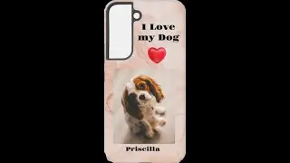 See How Easily Julie Customizes her New Phone Case With her dog’s photo and name on it