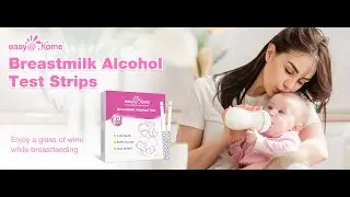 Easy@Home Breastmilk Alcohol Test Strips for Breastfeeding and Lactation Milk Testing