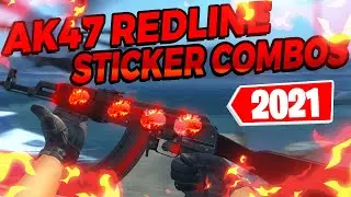 AK47 REDLINE STICKERS COMBINATIONS 2021 - CS:GO