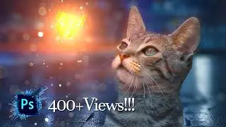Cat Butterfly Manipulation Photoshop Tutorial ||Lightning Effect