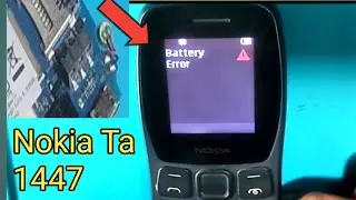 Nokia Ta 1447 Battery error solution/Nokia 105 Ta1447 battery error solb