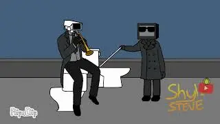 When mama Isn't home MEME (but it's Cameraman and Tv man)