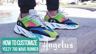 How to Customize Yeezy Boost 700 Wave Runner | Angelus Paint | Custom Shoes
