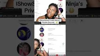 Ishowspeed Leaking Ninja’s Private Discord On Fortnite #ishowspeed #ninja