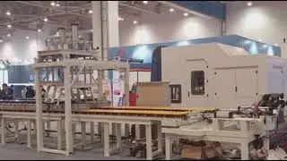 horizontal parting flaskless automatic sand molding and casting line