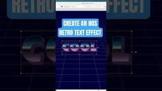 How to make an 80s text effect in Adobe Illustrator 