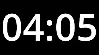 04 MINUTE 05 TIMER  with alarm - 245 second COUNTDOWN Clock Alarm