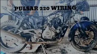 Bajaj Pulsar 220 Full Wiring  details ! pulsar 220 wiring  Problem 🏍️