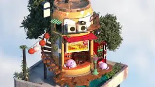 【Traslation Fundraising】Can Factory-Full Creation Process of C4D Original Scene Design