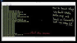 Cisco  BGP community  - Traffic Engineering challenge