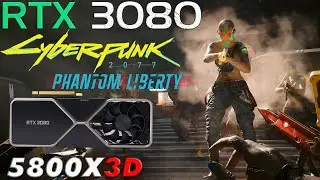RTX 3080 + 5800X3D - Cyberpunk 2077: Phantom Liberty | 1440P High Settings | Native & DLSS Quality