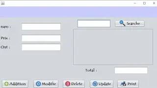 Part 13: programming in NetBeans how to Desing the main interface of the cachier in java