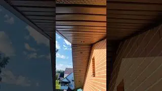 Подшиваем свесы сафитом