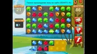 Прохождение игры "Сокровища пиратов": уровень 86