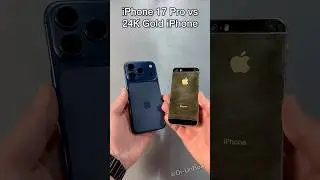iPhone 17 Pro vs 24K Gold iPhone - Comparison 