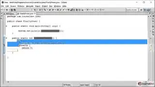 Java Tricky Program 12 - finally block power