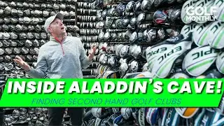 FINDING 2ND HAND GOLF CLUBS... INSIDE ALADDIN'S CAVE!!!