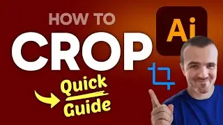 How to CROP in Adobe Illustrator (Step by Step)