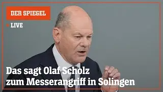 Livestream: Olaf Scholz in Solingen – was sagt der Kanzler? | DER SPIEGEL
