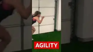 Explosive Agility Drill! #agility #bandworkout #fypシ