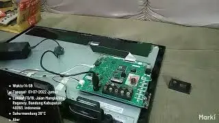 unboxing Sharp 24dc50 Banjarmasinpart2 test