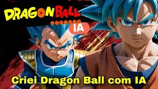 [DRAGON BALL] Incrível, criei Dragon Ball com inteligência artificial [GOKU E VEGETA] Diálogo curto!