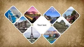 “Animated Puzzle” - Free Slideshow Template for SmartSHOW 3D