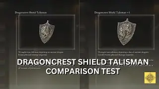 DRAGONCREST SHIELD TALISMAN Comparison Test - Elden Ring