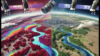 True Color Composite (TCC) और False Color Composite (FCC) की पूरी जानकारी #remotesensing
