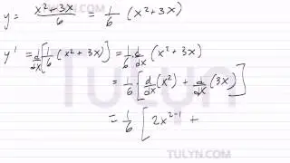 using the constant multiple rule to find the derivative of a fractional function