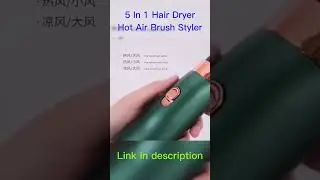 5 In 1 Hair Dryer Hot Air Brush Styler and Hair Straightener  #productivity
