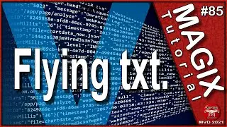Magix Video Deluxe 2021 • Flying Letter • TEXT Animieren • Tutorial • deutsch