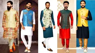 Trendy Kurta Pajama with Nehru Jacket Designs 2020 || Classy Kurta Pajama Designs For Men 2020