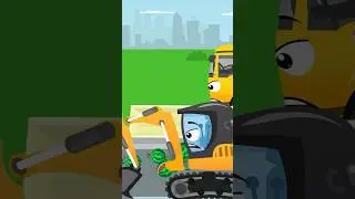 Грузовик 🛻 и Экскаватор Погоня в Городе Машинок 🚔🚜🚗 