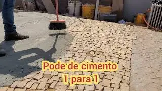 Como rejunta pedras portuguesa #1 parte