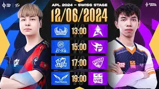 KG vs HKA | BMG vs FPT | BAC vs HD | FW vs GGL - SWISS STAGE APL 2024 | NHÁNH 0W-0L | NGÀY 12/06