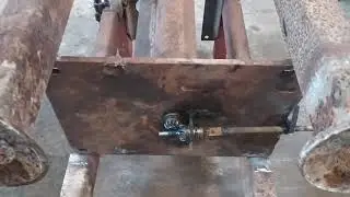 фуганок с рейсмусом, делаю механизм подъёма стола.Jointer with reismus.