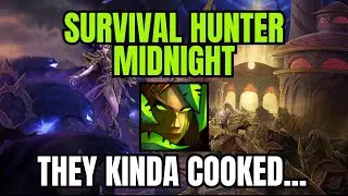 Blizzard kinda cooked with Survival? | Midnight Alpha Survival Hunter Rotation Showcase