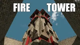 The FIRE TOWER! | Base Day One Alpha 21 7 Days To Die Ep 28